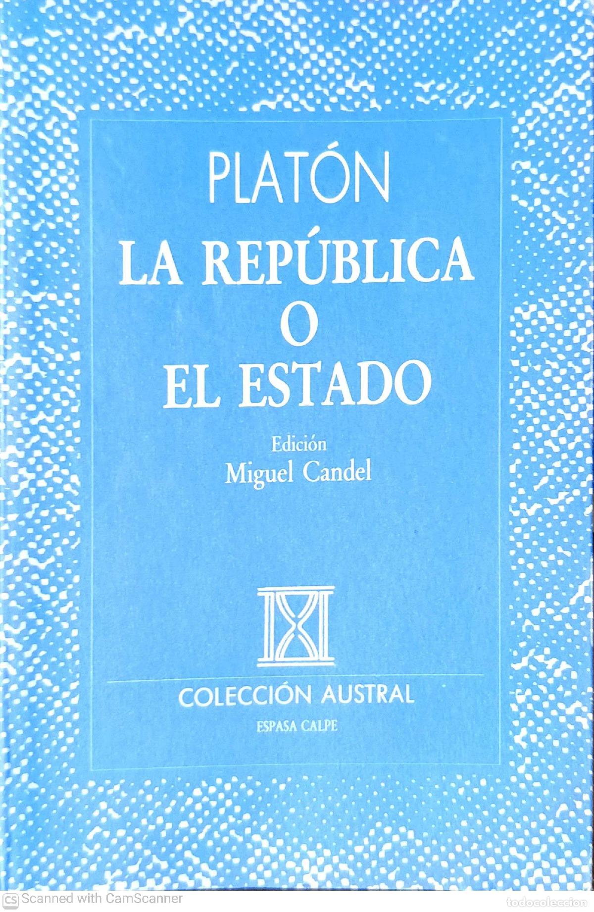 Libros de segunda mano: La rep&uacute;blica o el Estado - Plat&oacute;n - Foto 1