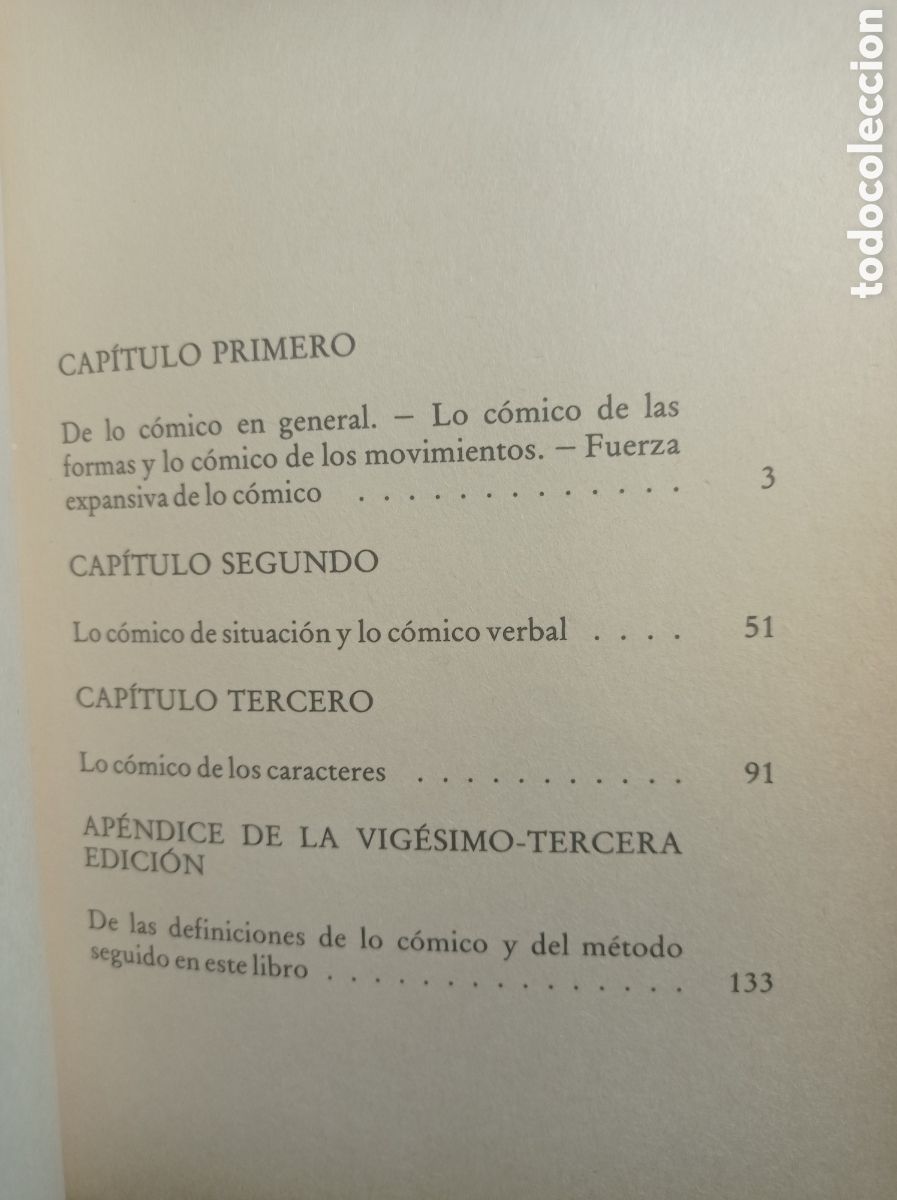 Libros de segunda mano: LA RISA. HENRI BERGSON. - Foto 2