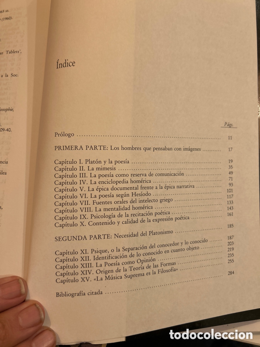 Libros de segunda mano: Prefacio a Plat&oacute;n por Eric A. Havelock. C2n - Foto 5