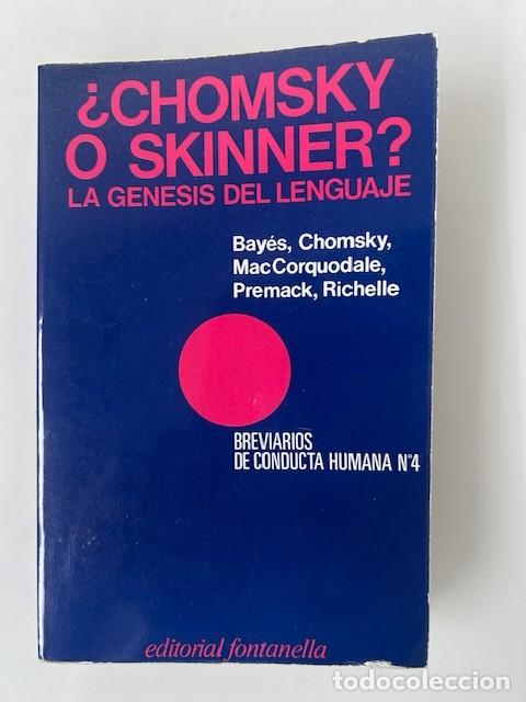 Libros de segunda mano: &iquest;Chomsky o Skinner? La g&eacute;nesis del lenguaje - Foto 1