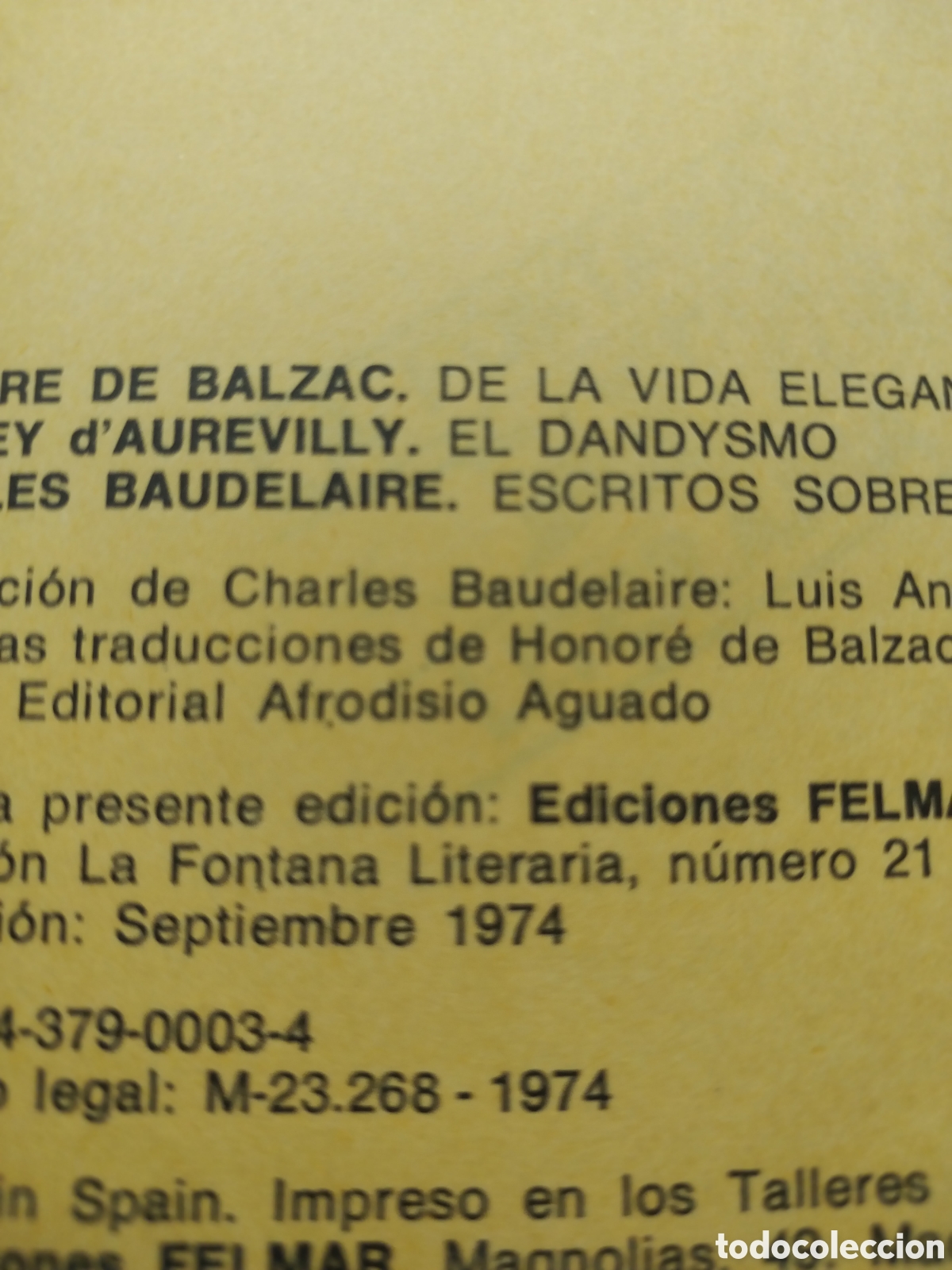 Libros de segunda mano: EL DANDYSMO a&ntilde;o 1974 - Foto 2