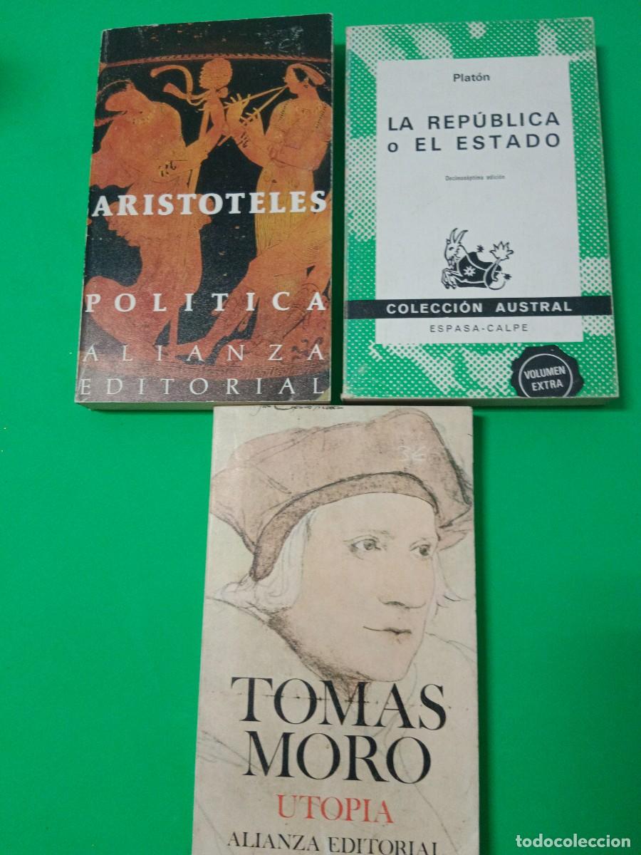 Libros de segunda mano: LA REPUBLICA-LA POLITICA-UTOPIA - Foto 2