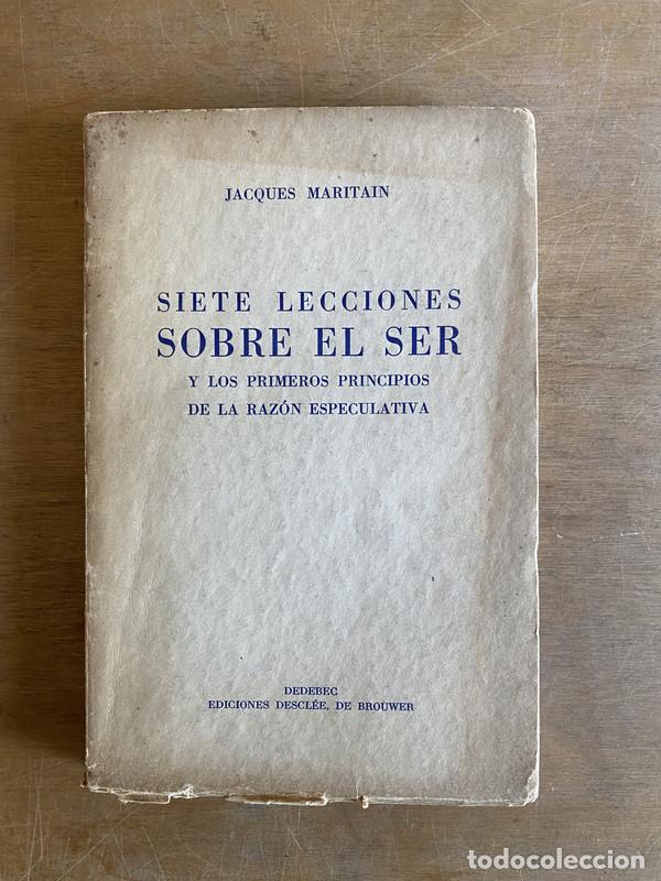 Libros de segunda mano: Siete lecciones sobre el ser - Maritain Jacques - Foto 1