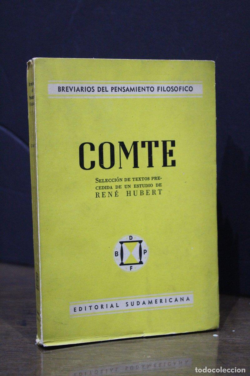 Gebrauchte B&uuml;cher: Comte.- Hubert, Ren&eacute;.- Breviarios del Pensamiento Filos&oacute;fico. - Selecci&oacute;n De Textos Precedida De Un