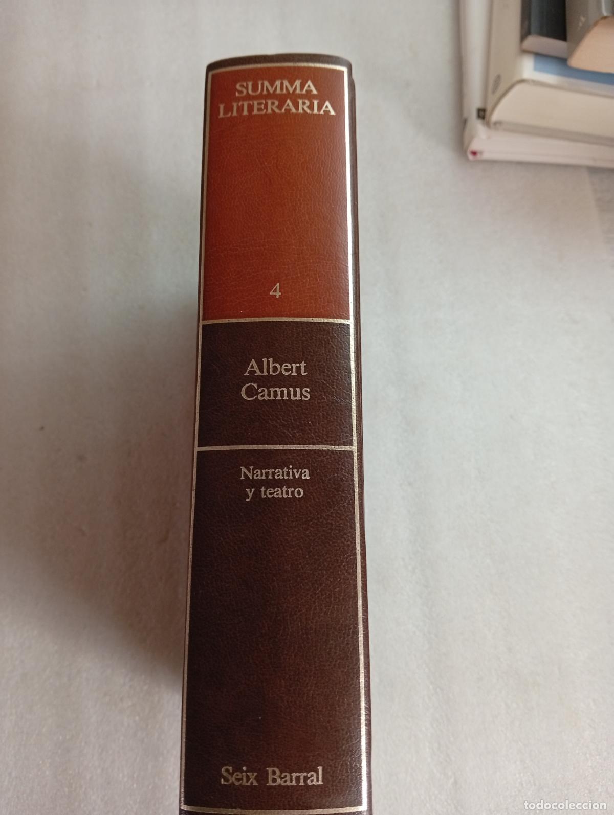 Libros de segunda mano: NARRATIVA Y TEATRO - ALBERT CAMUS - Foto 2