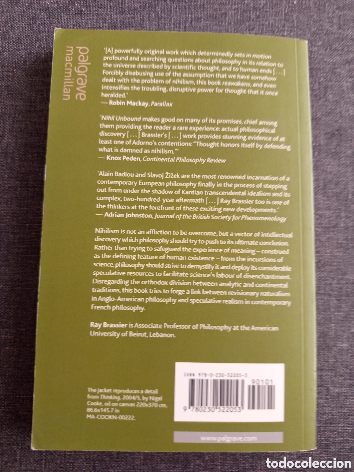 Libros de segunda mano: NIHIL UNBOUND. ENLIGHTENMENTC AND EXTINCTION (RAY BRASSIER) - Foto 11