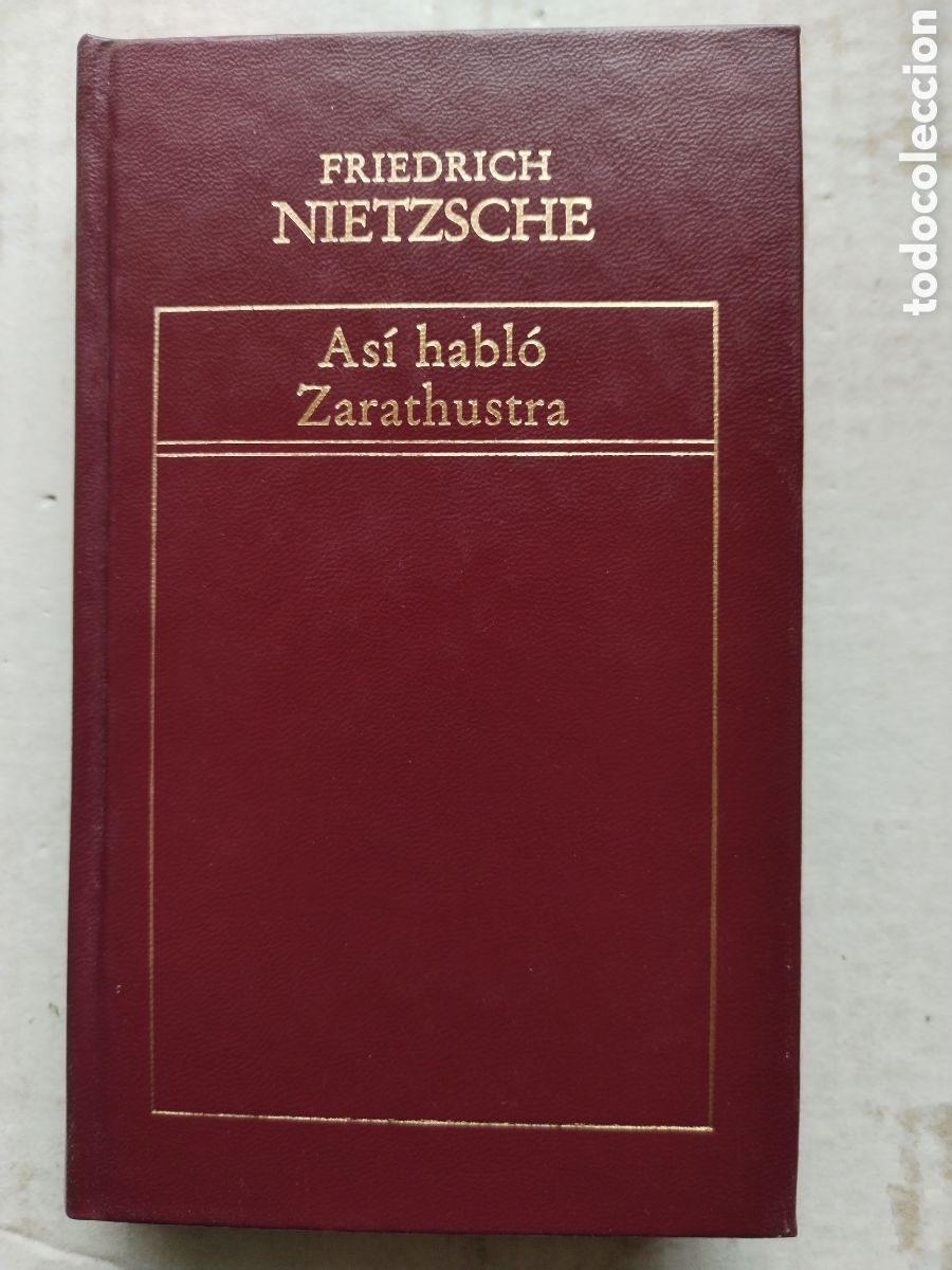 Libros de segunda mano: AS&Iacute; HABLO ZARATHUSTRA/FREDERICK NIETZCHE