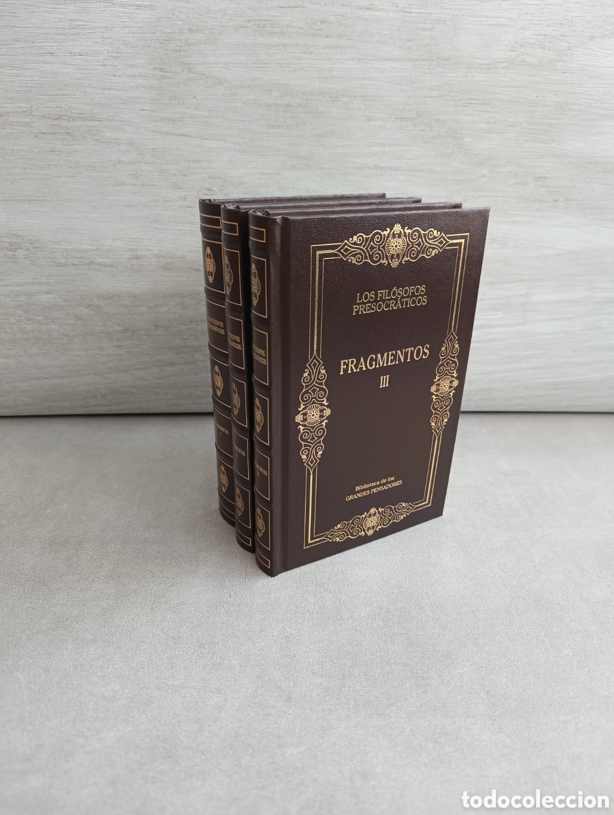 Libros de segunda mano: LOS FIL&Oacute;SOFOS PRESOCR&Aacute;TICOS. FRAGMENTOS, I-II -III - BIBLIOTECA GRANDES PENSADORES