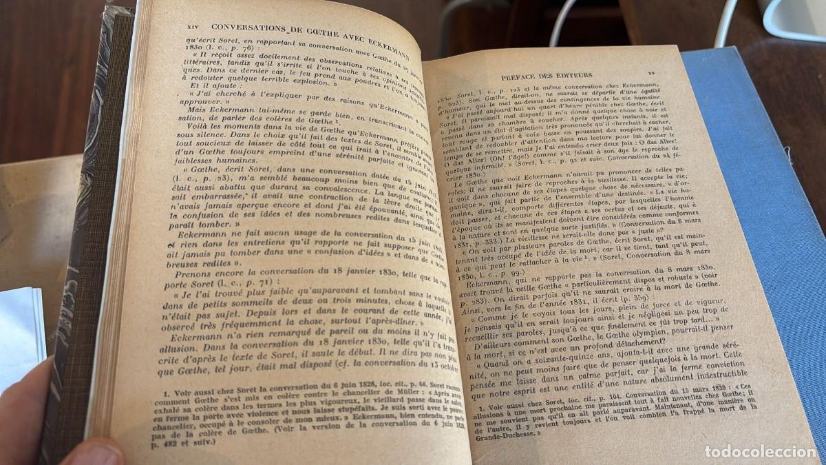 Libros de segunda mano: Libro conversaciones de Goethe con Eckerman - Foto 3