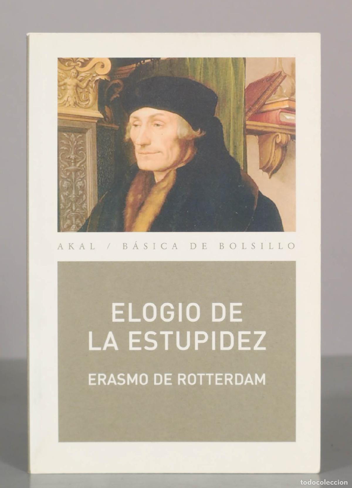 Libros de segunda mano: ELOGIO DE LA ESTUPIDEZ. ERASMO DE ROTTERDAM. - Foto 1