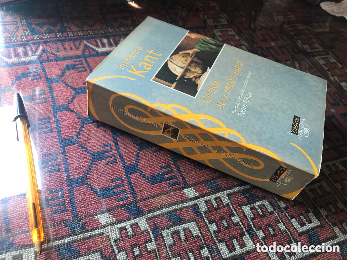Libros de segunda mano: Cr&iacute;tica de la raz&oacute;n pura. Immanuel Kant. Los cl&aacute;sicos Alfaguara
