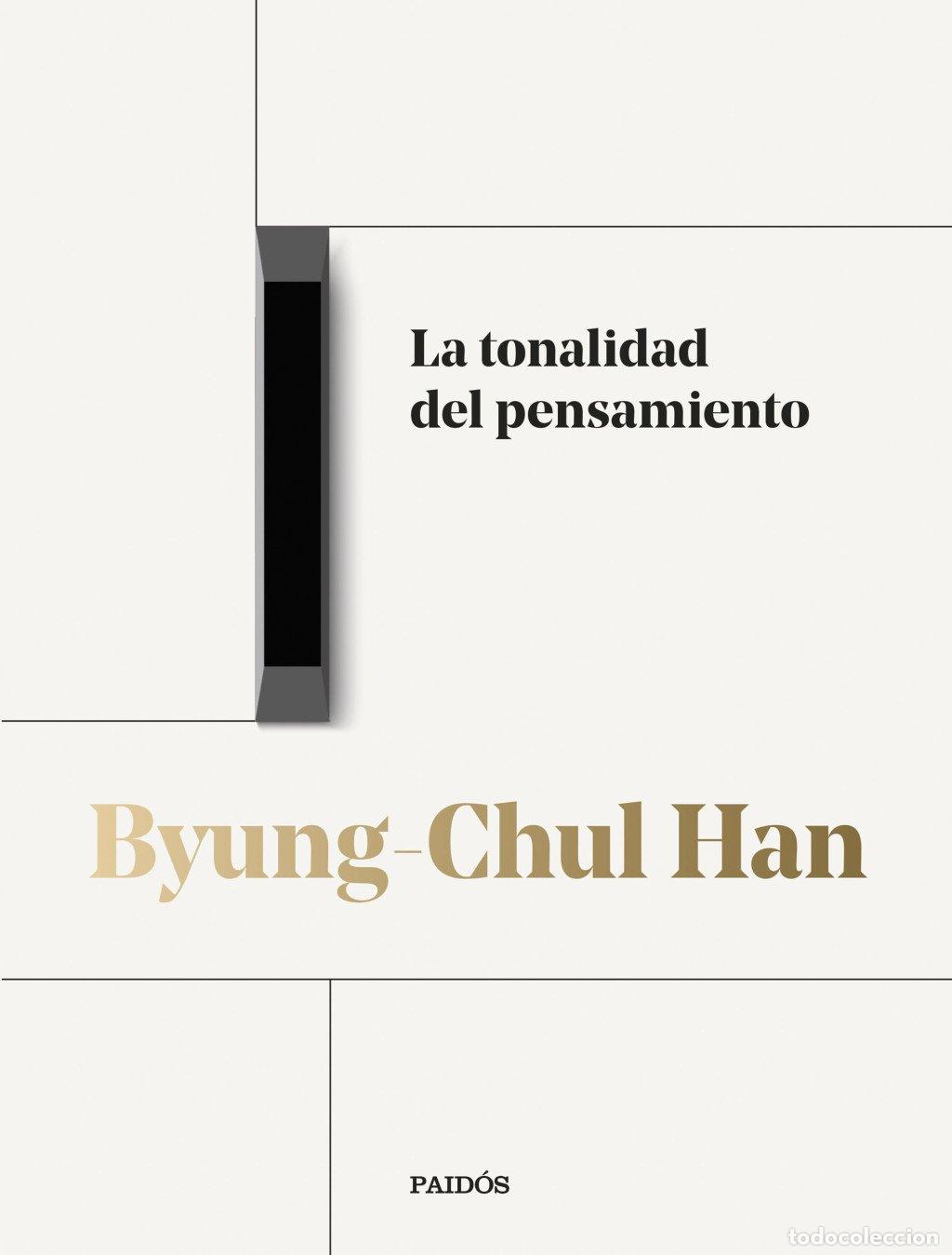 Libros de segunda mano: La tonalidad del pensamiento - Byung-Chul Han - Ediciones Paid&oacute;s - Contextos 13