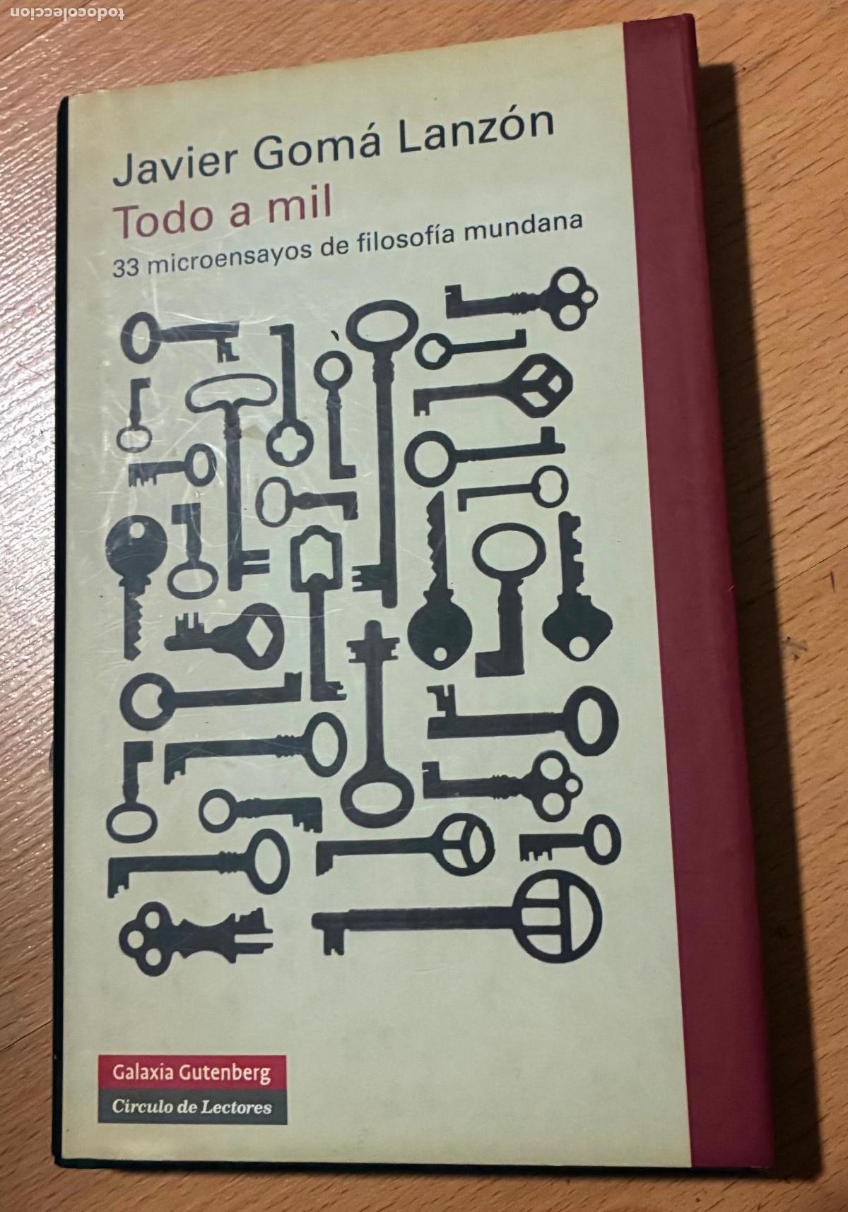 Libros de segunda mano: TODO A MIL, Javier Goma Lanzon