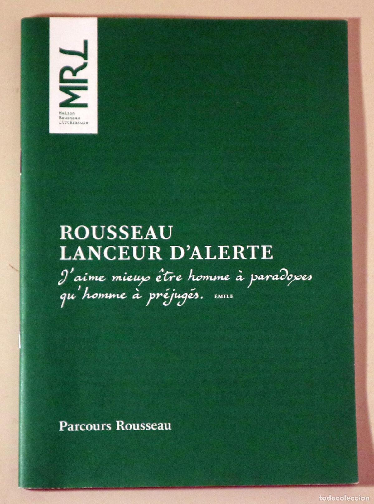 Second hand books: Rousseau, Jean Jacques - ROUSSEAU. LANCEUR D'ALERTE - Gen&egrave;ve s/f