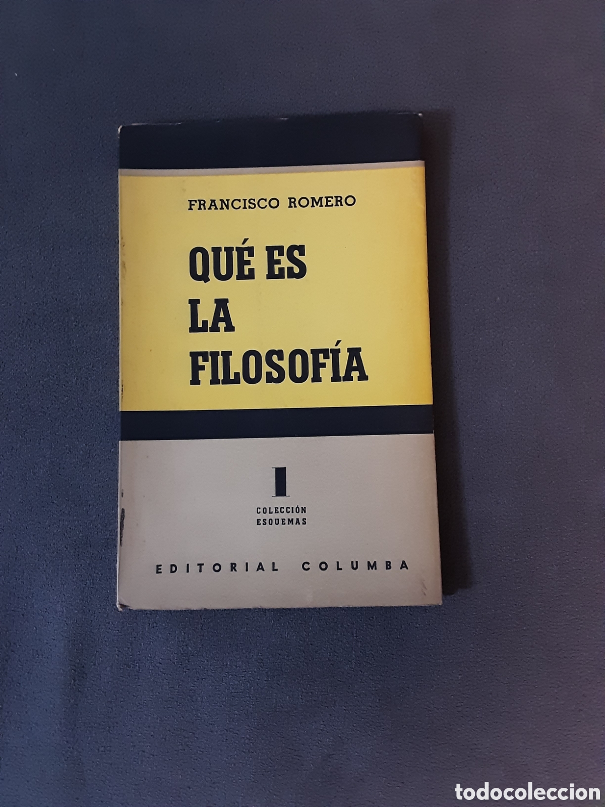 Libros de segunda mano: QUE ES FILOSOFIA POR FRANCISCO ROMERO 1953