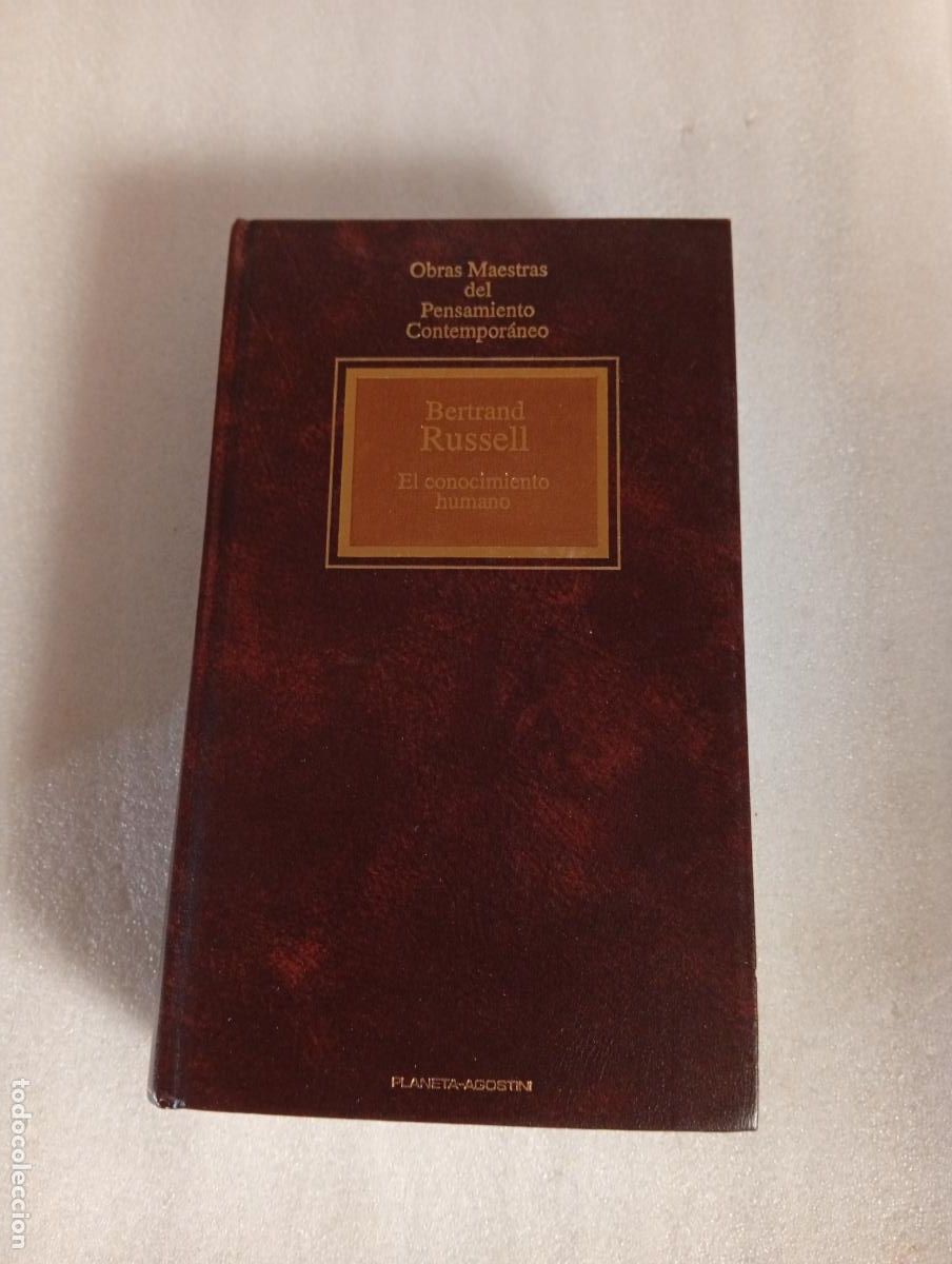 Libros de segunda mano: EL CONOCIMIENTO HUMANO - Bertrand Russell