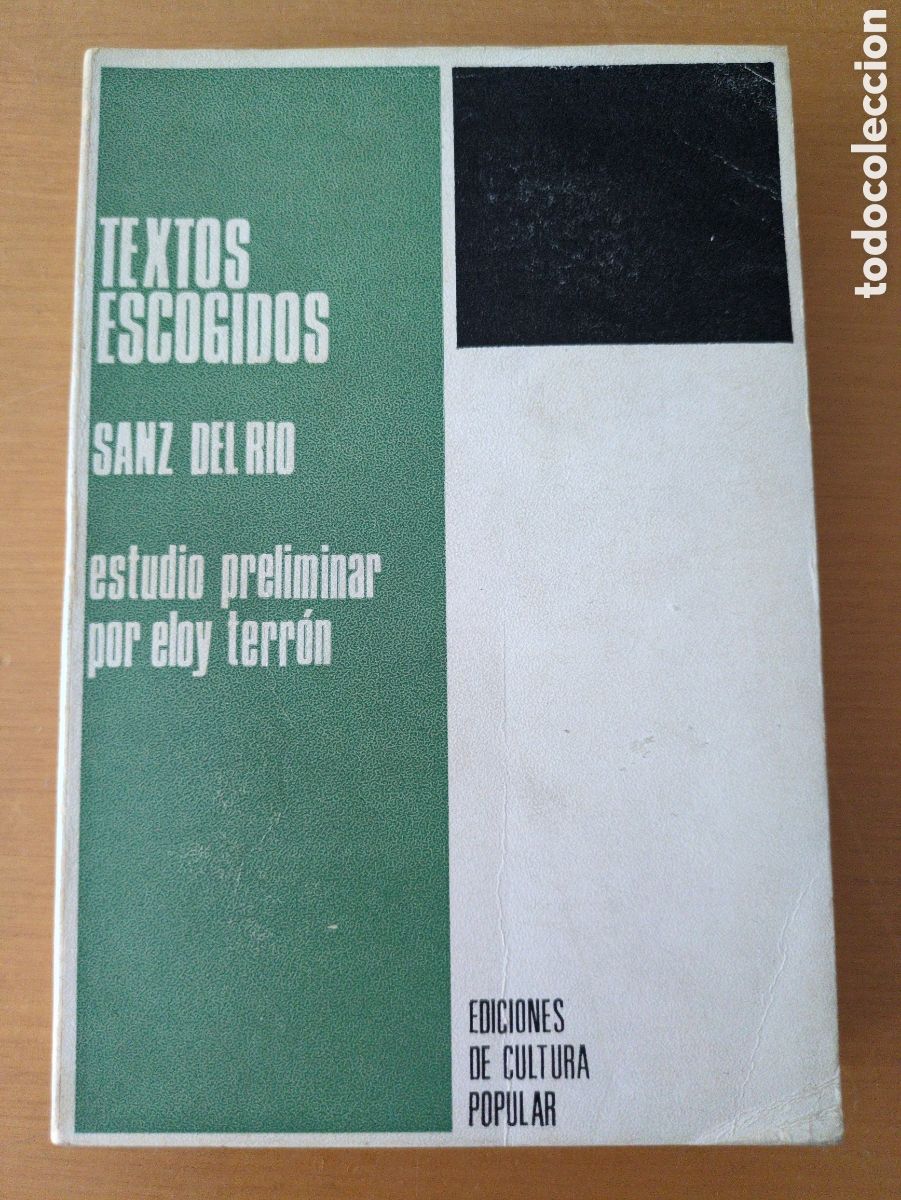 Libros de segunda mano: Textos escogidos. Sanz del R&iacute;o
