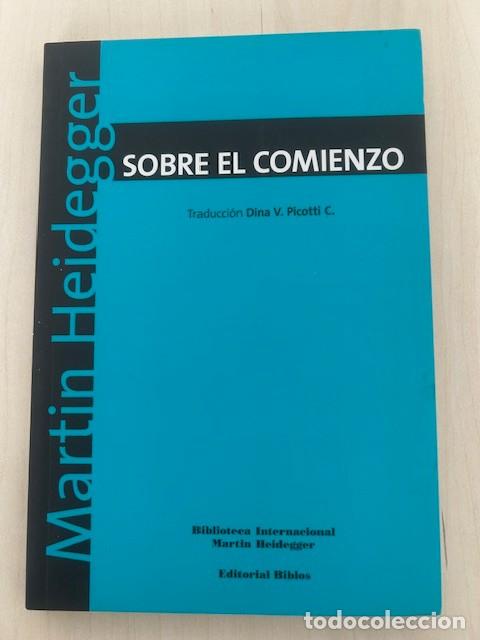 Libros de segunda mano: Sobre el comienzo -Martin Heidegger- - Foto 1