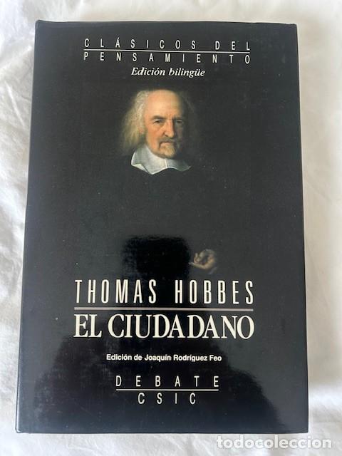 Libros de segunda mano: El ciudadano -Thomas Hobbes- - Foto 1
