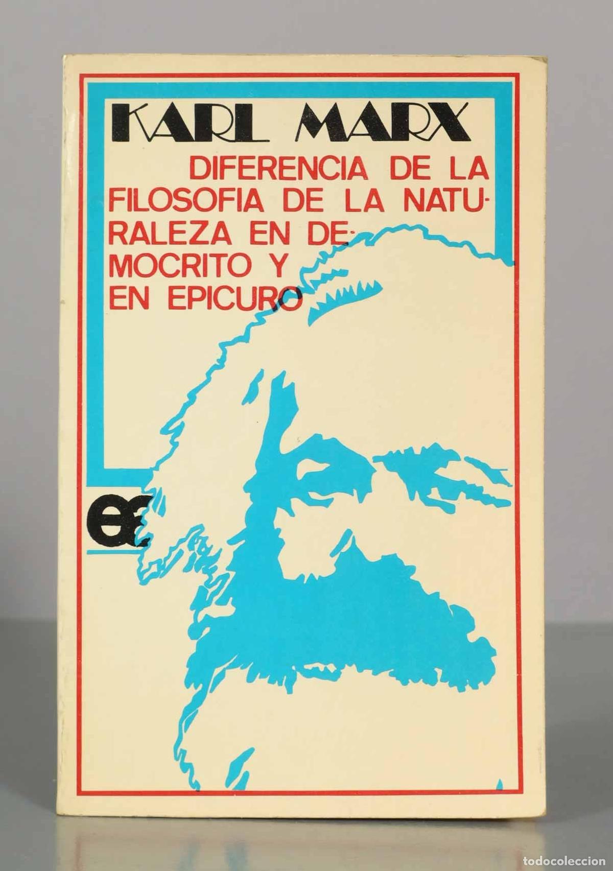 Libros de segunda mano: KARL MARX. DIFERENCIA DE LA FILOSOFIA DE LA NATURALEZA EN DEMOCRITO &Upsilon; EN EPICURO.