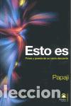 Libros de segunda mano: Esto es. - Papaji.