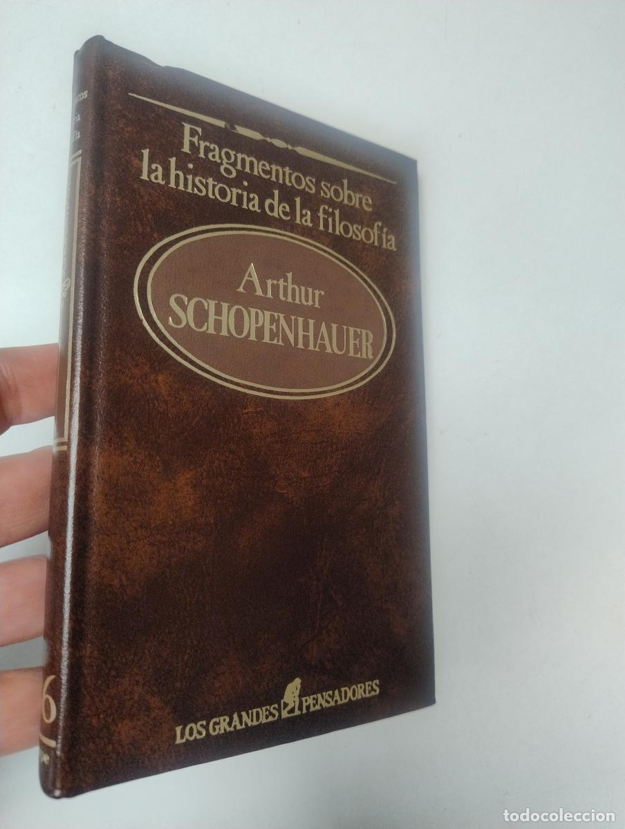 Libros de segunda mano: Fragmentos sobre la historia de la filosof&iacute;a - Schopenhauer, Arthur