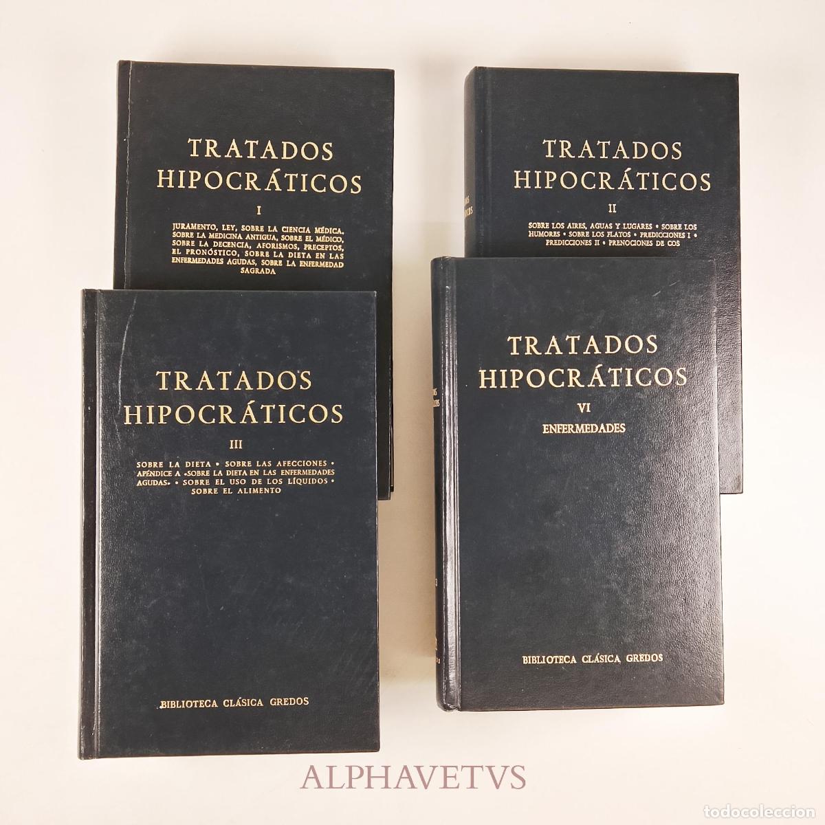 Gebrauchte B&uuml;cher: Tratados hipocr&aacute;ticos. Vol. I, II, III, VI - Gredos - Hip&oacute;crates