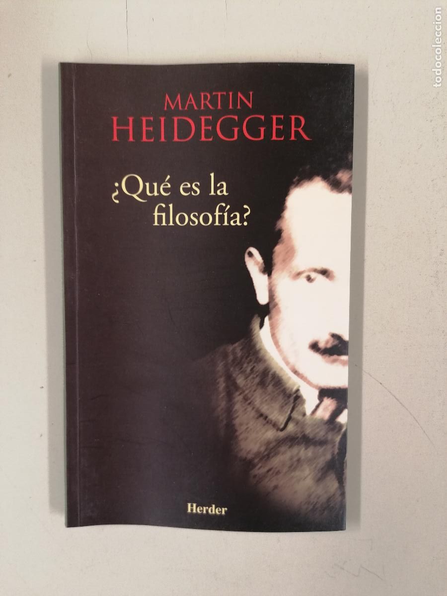 Libros de segunda mano: &iquest;QUE ES FILOSOFIA ? - HEIDEGGER MARTIN
