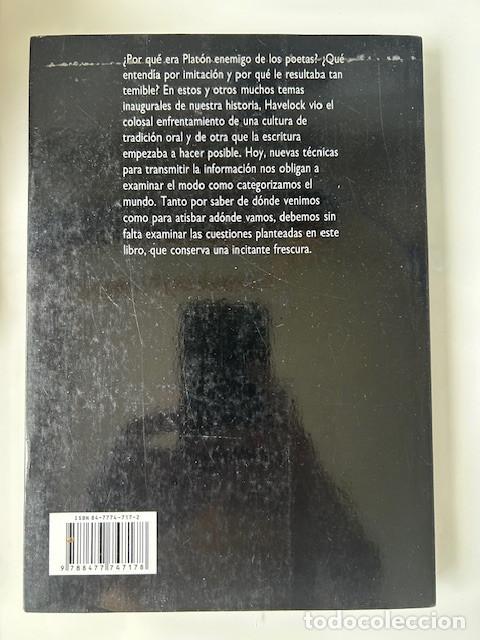 Libros de segunda mano: Prefacio a Plat&oacute;n -Eric Havelock- - Foto 2
