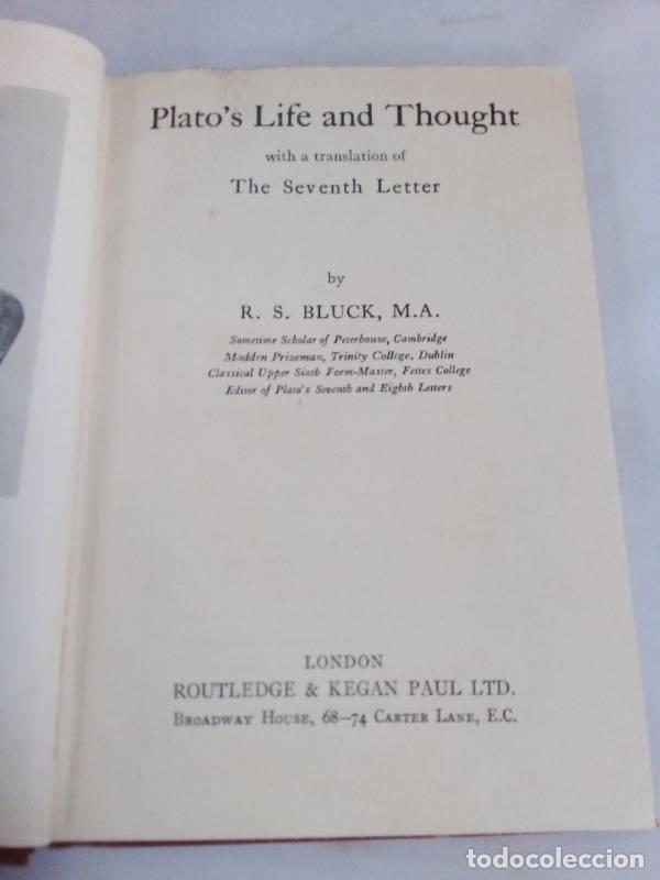 Second hand books: Plato`s life and thought - R. S. Bluck