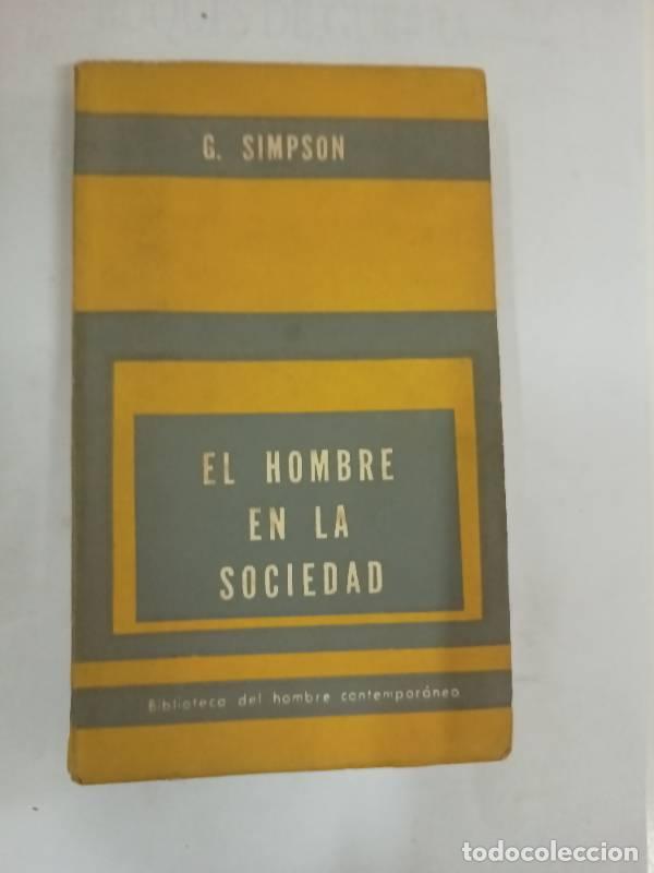 Second hand books: El hombre en la sociedad - G. Simpson