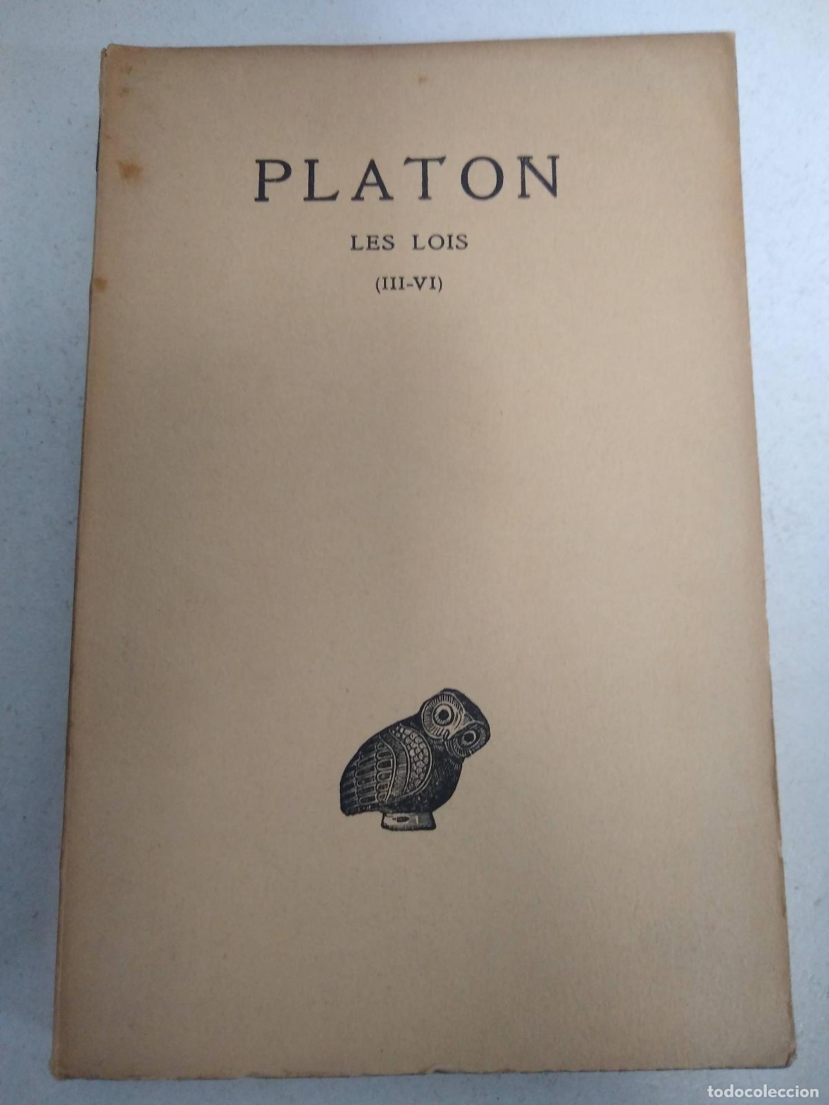 Libros de segunda mano: Les lois III- VI - PLATON