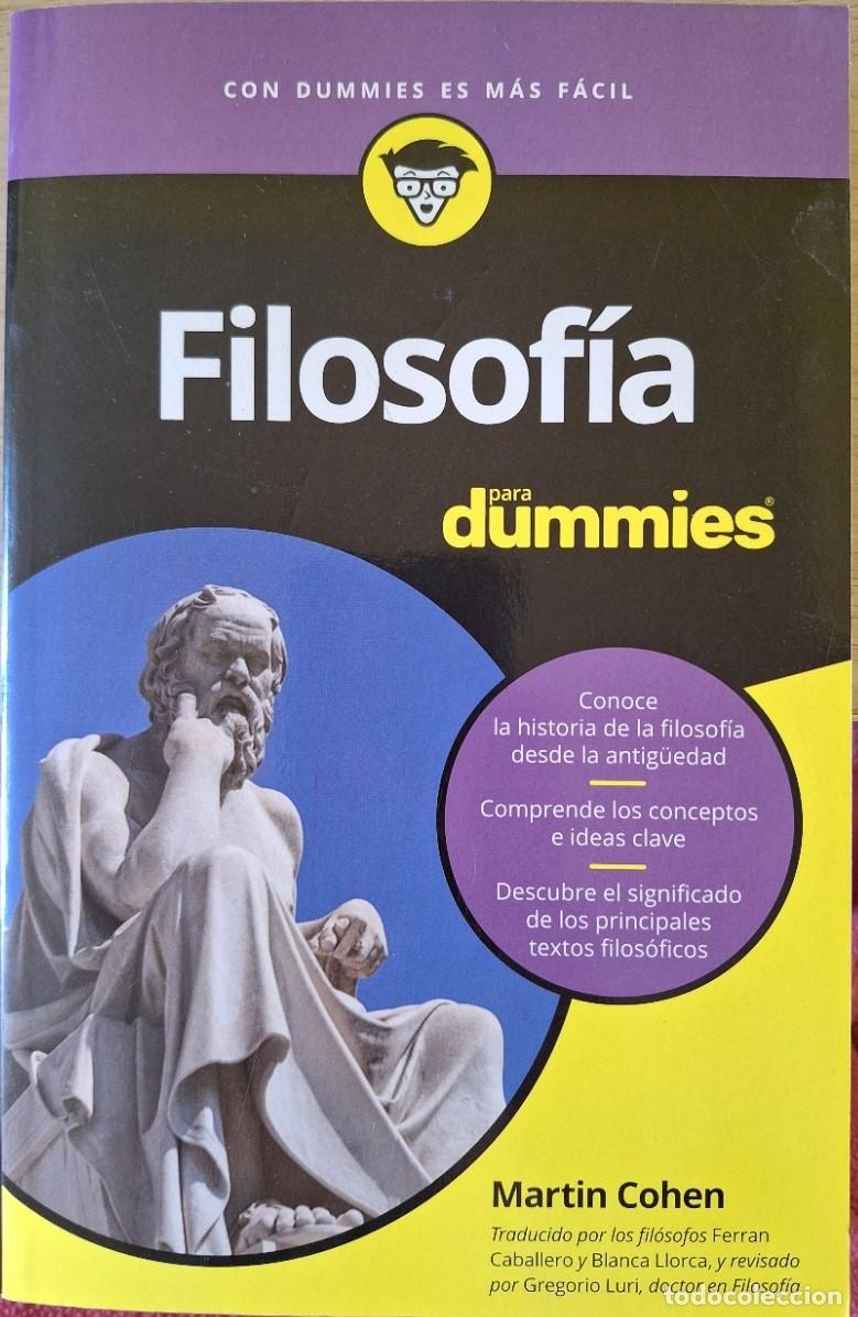 Libros de segunda mano: FILOSOFIA PARA DUMMIES. - COHEN, Martin.