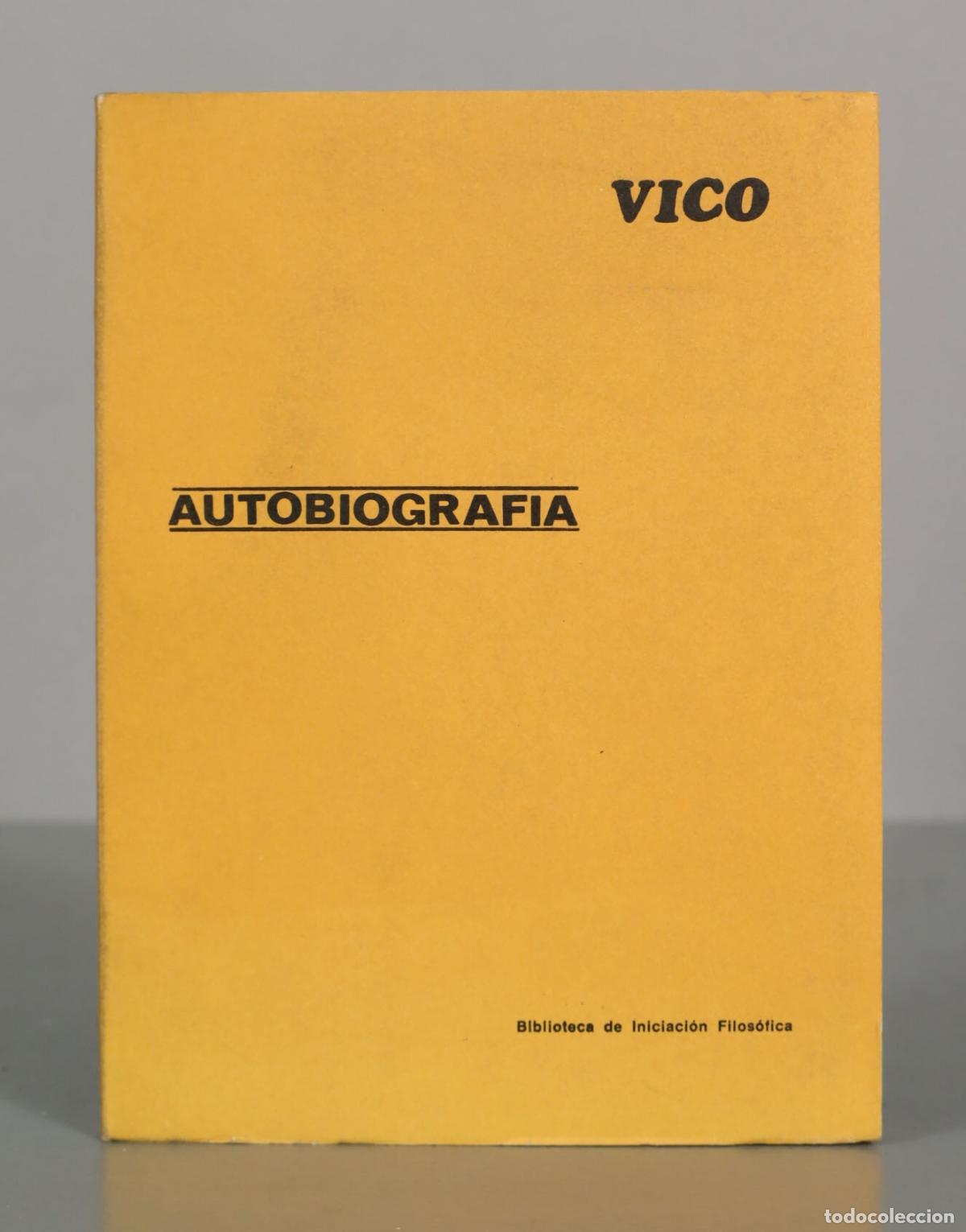 Libros de segunda mano: Autobiograf&iacute;a - Vico - Aguilar - Biblioteca de Iniciaci&oacute;n Filos&oacute;fica