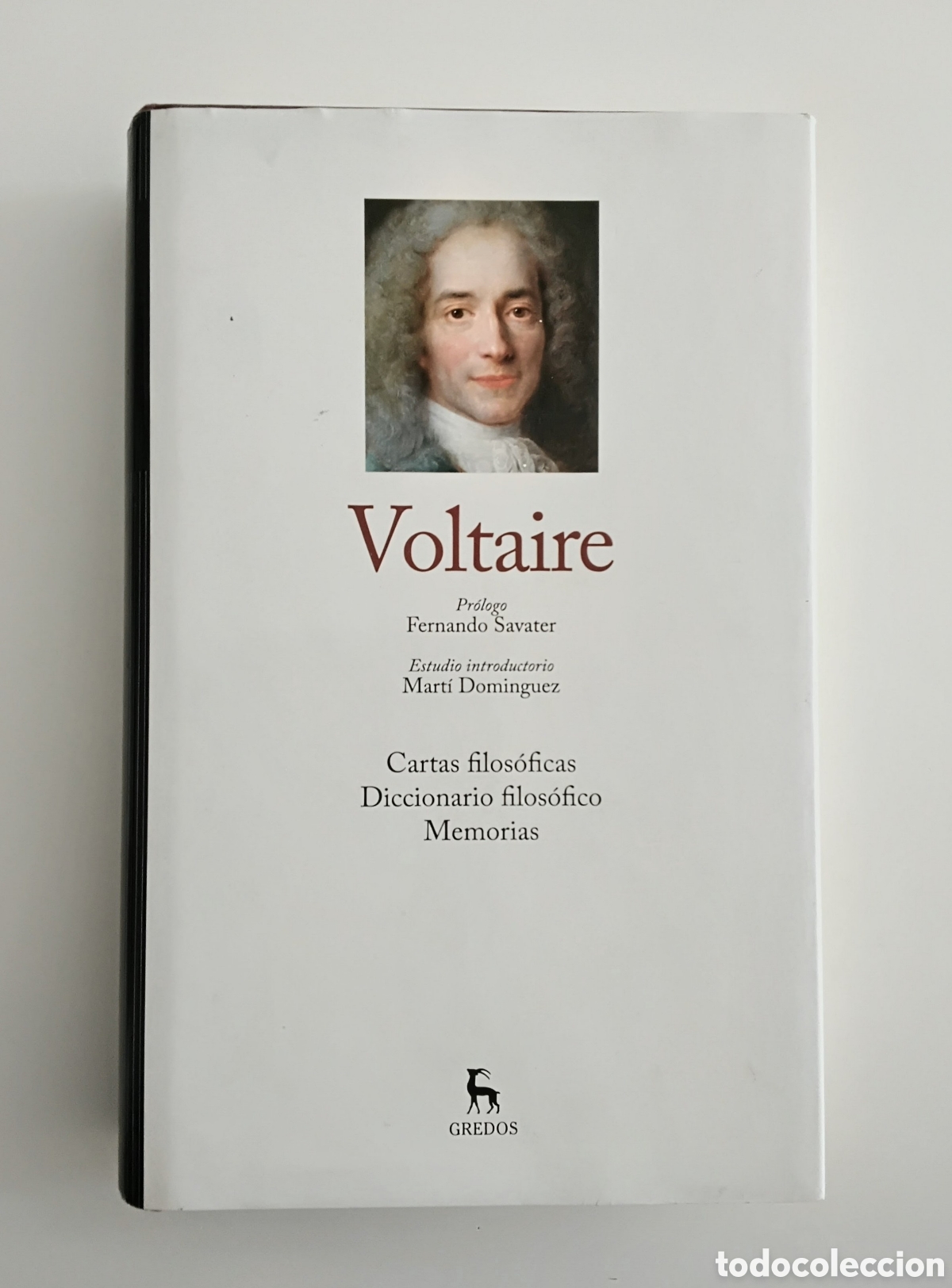 Libros de segunda mano: Voltaire I &mdash; Cartas filos&oacute;ficas &middot; Diccionario filos&oacute;fico &middot; Memorias (Gredos, 2014)