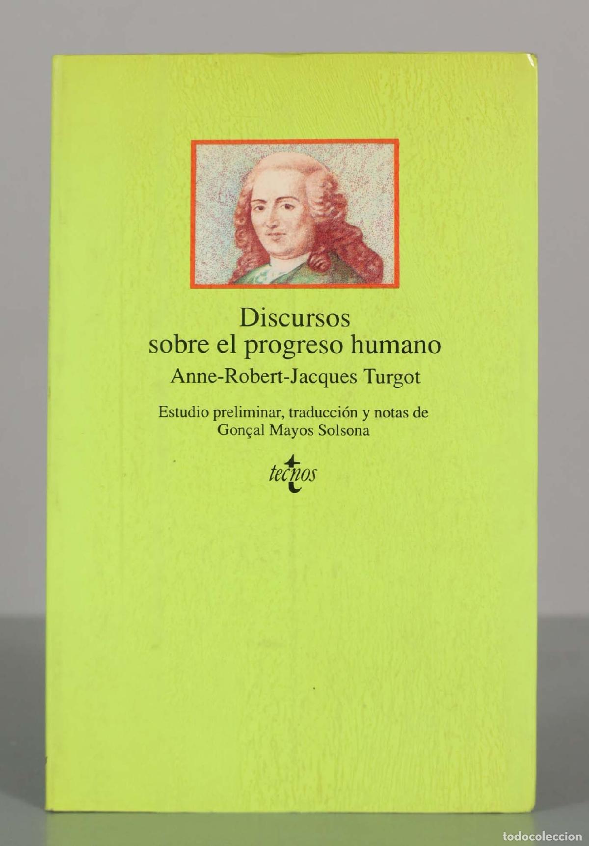 Libros de segunda mano: Discursos sobre el progreso humano - Anne-Robert-Jacques Turgot - Cl&aacute;sicos del Pensamiento - Editori