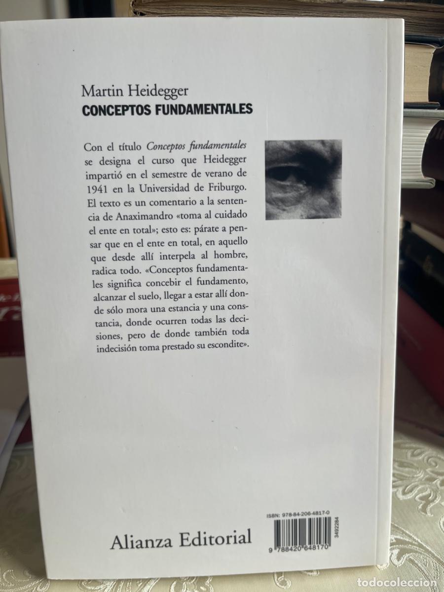 Libros de segunda mano: Heidegger, Martin.- Conceptos fundamentales - Foto 3