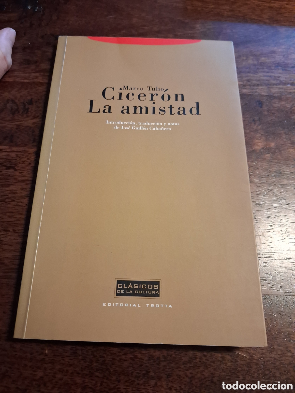 Libros de segunda mano: La amistad, Marco Tulio Cicer&oacute;n