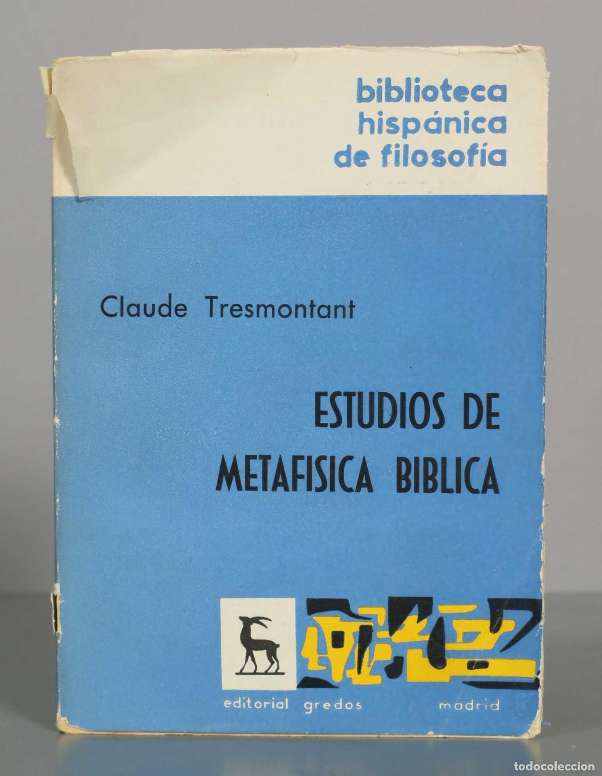 Libros de segunda mano: Estudios de metaf&iacute;sica b&iacute;blica. Tresmontant, Claude