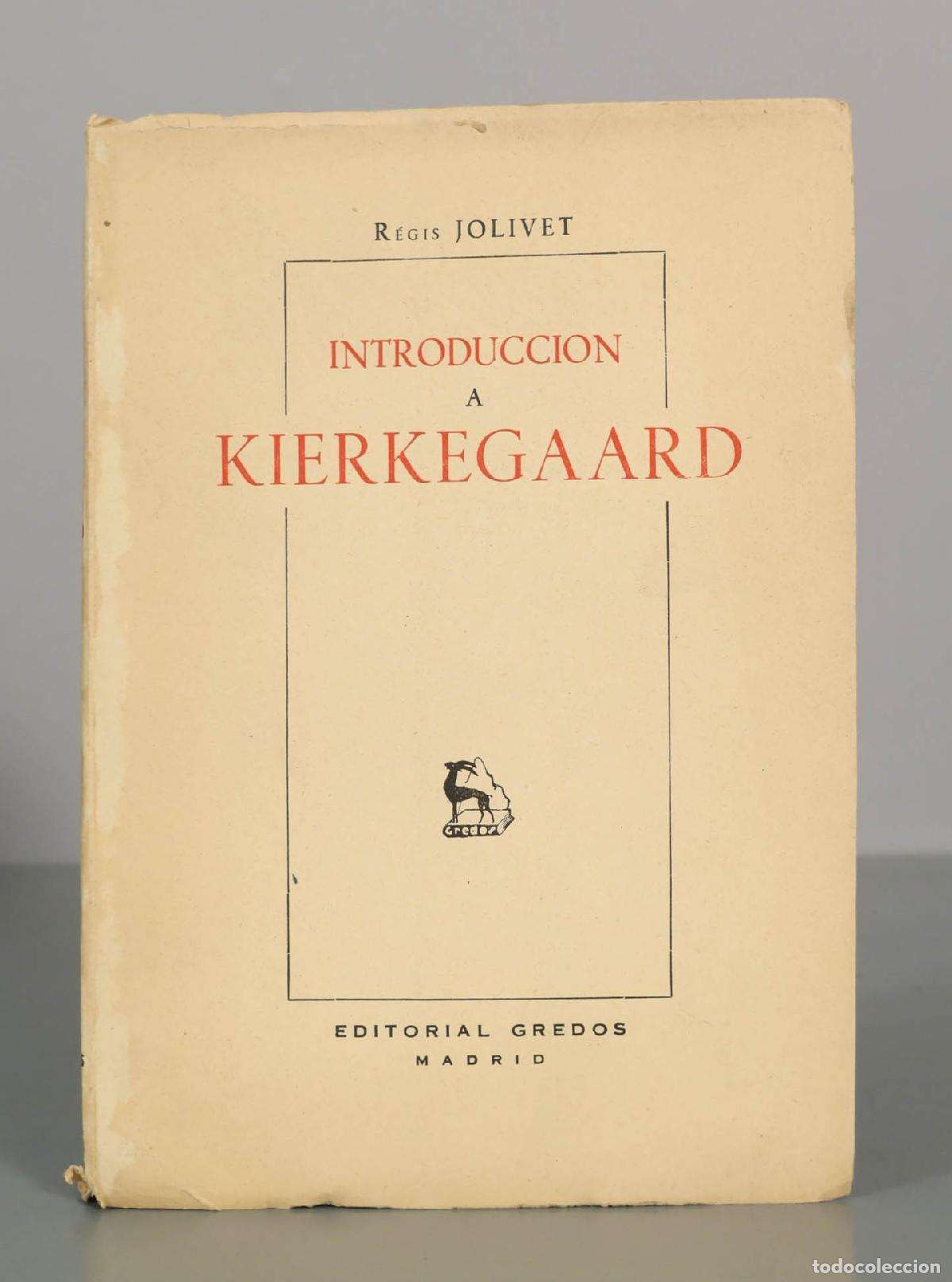 Livres d'occasion: Introduccion a Kierkegaard - Regis Jolivet - Editorial Gredos