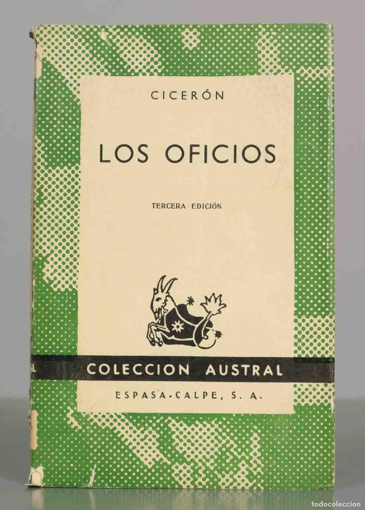 Gebrauchte B&uuml;cher: Los oficios - Cicer&oacute;n - Colecci&oacute;n Austral