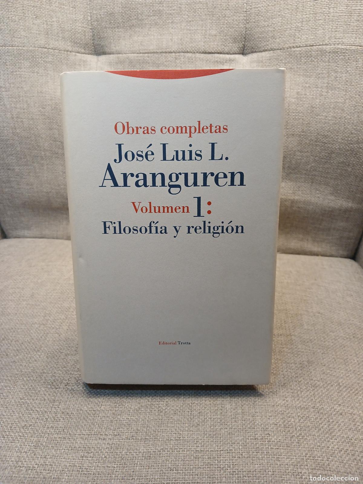 Libri di seconda mano: Filosof&iacute;a y religi&oacute;n - Jos&eacute; Luis L. Aranguren