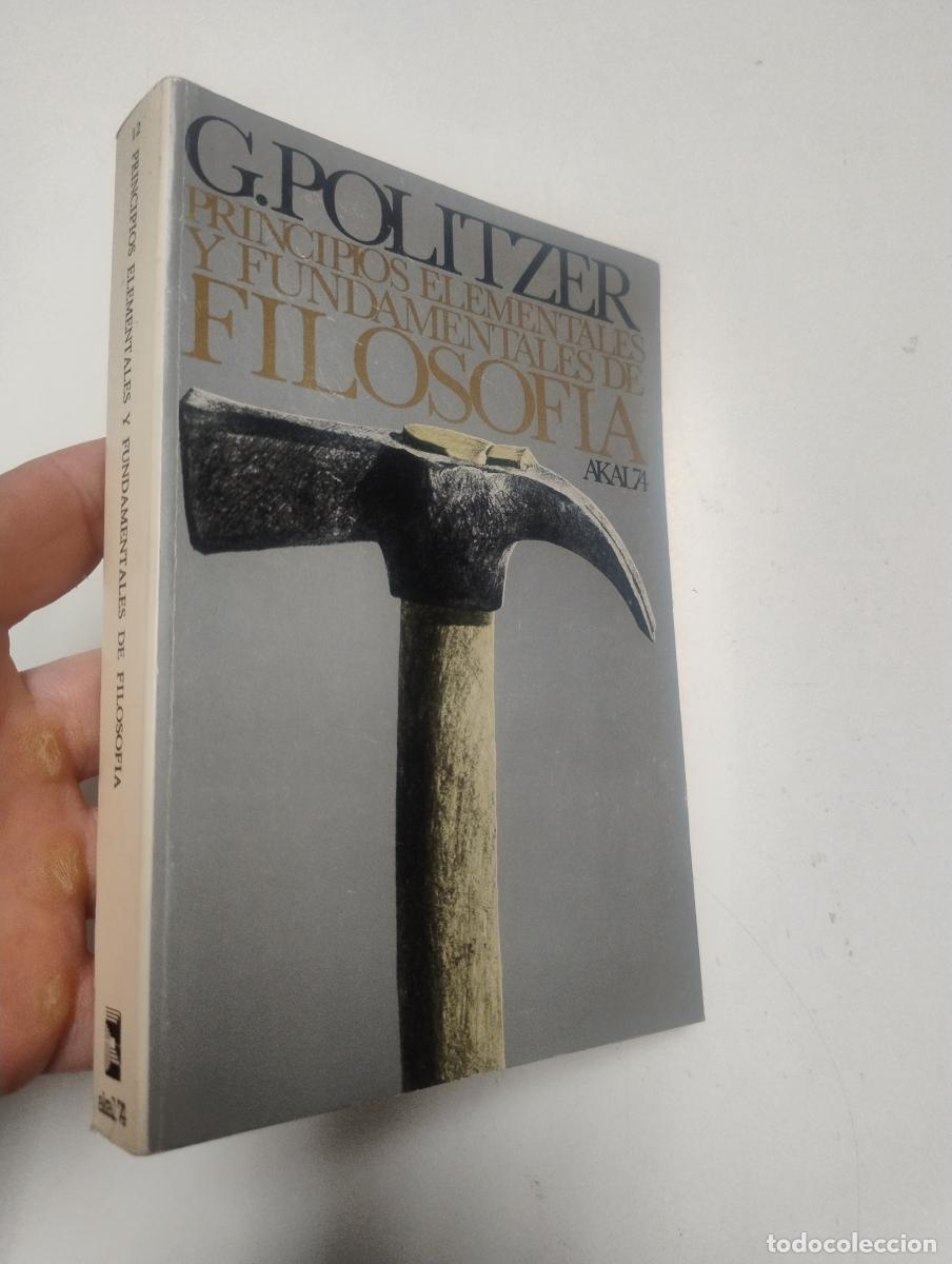 Libros de segunda mano: Principios elementales y fundamentales de filosof&iacute;a - George Politzer