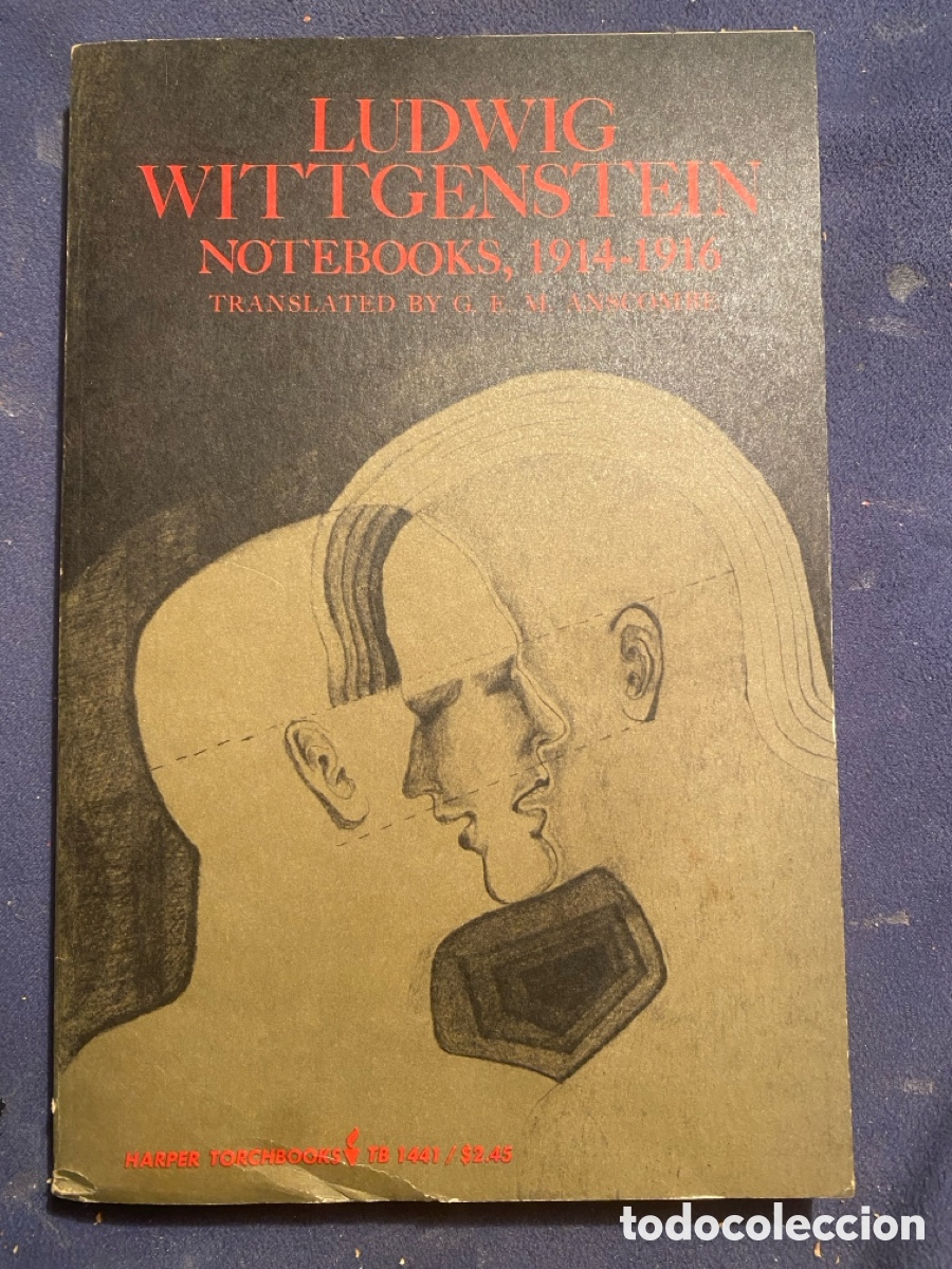 Libros de segunda mano: LUDWIG WITTGENSTEIN: - NOTEBOOKS 1914-1916 - (1961)