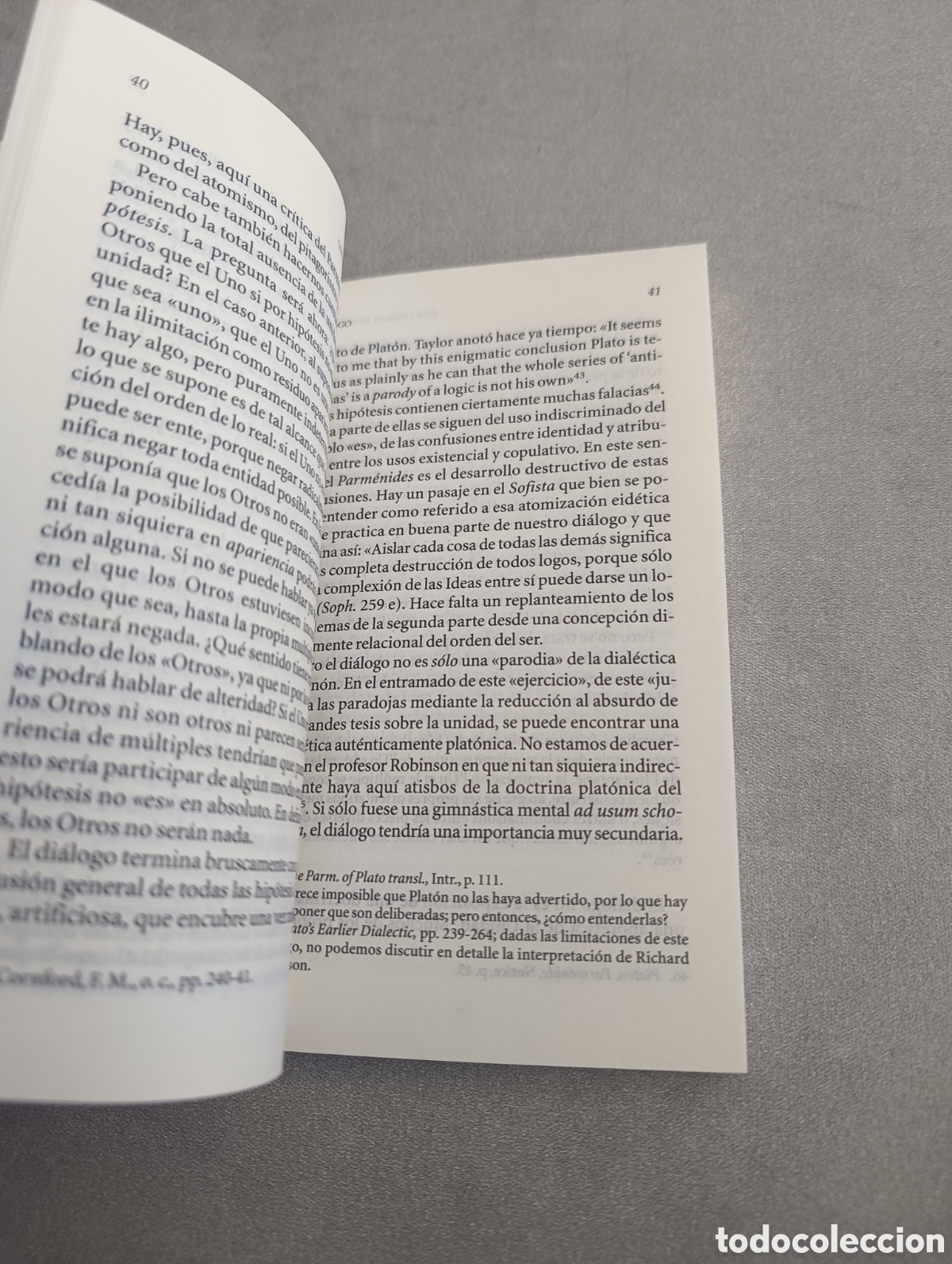 Libros de segunda mano: PLAT&Oacute;N. PARM&Eacute;NIDES. Alianza editorial. - Foto 4