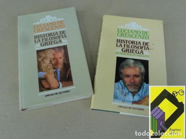 Libros de segunda mano: CRESCENZO, Luciano de: Historia de la filosof&iacute;a griega (2 vols) (Trad:Beatriz Alonso)