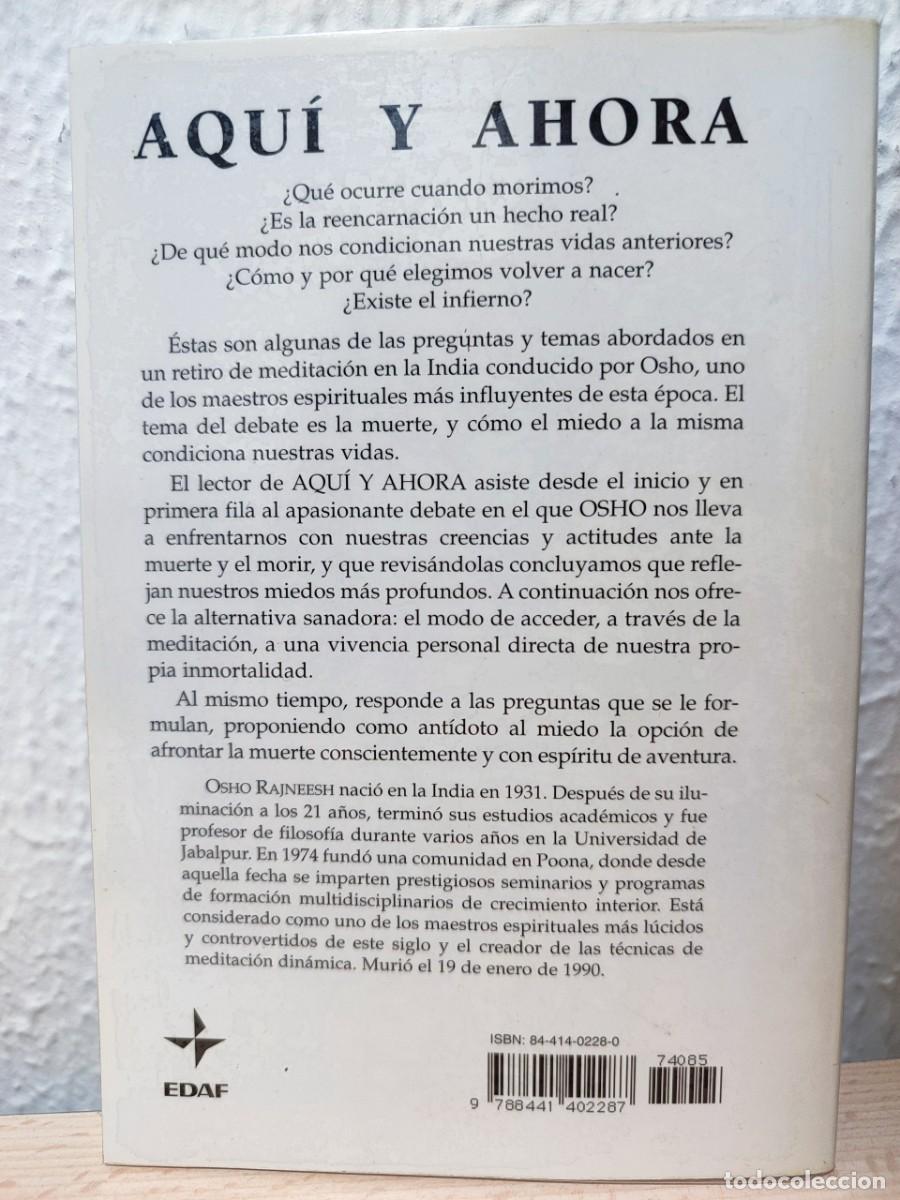 Libros de segunda mano: Libro OSHO AQUI Y AHORA - Foto 4