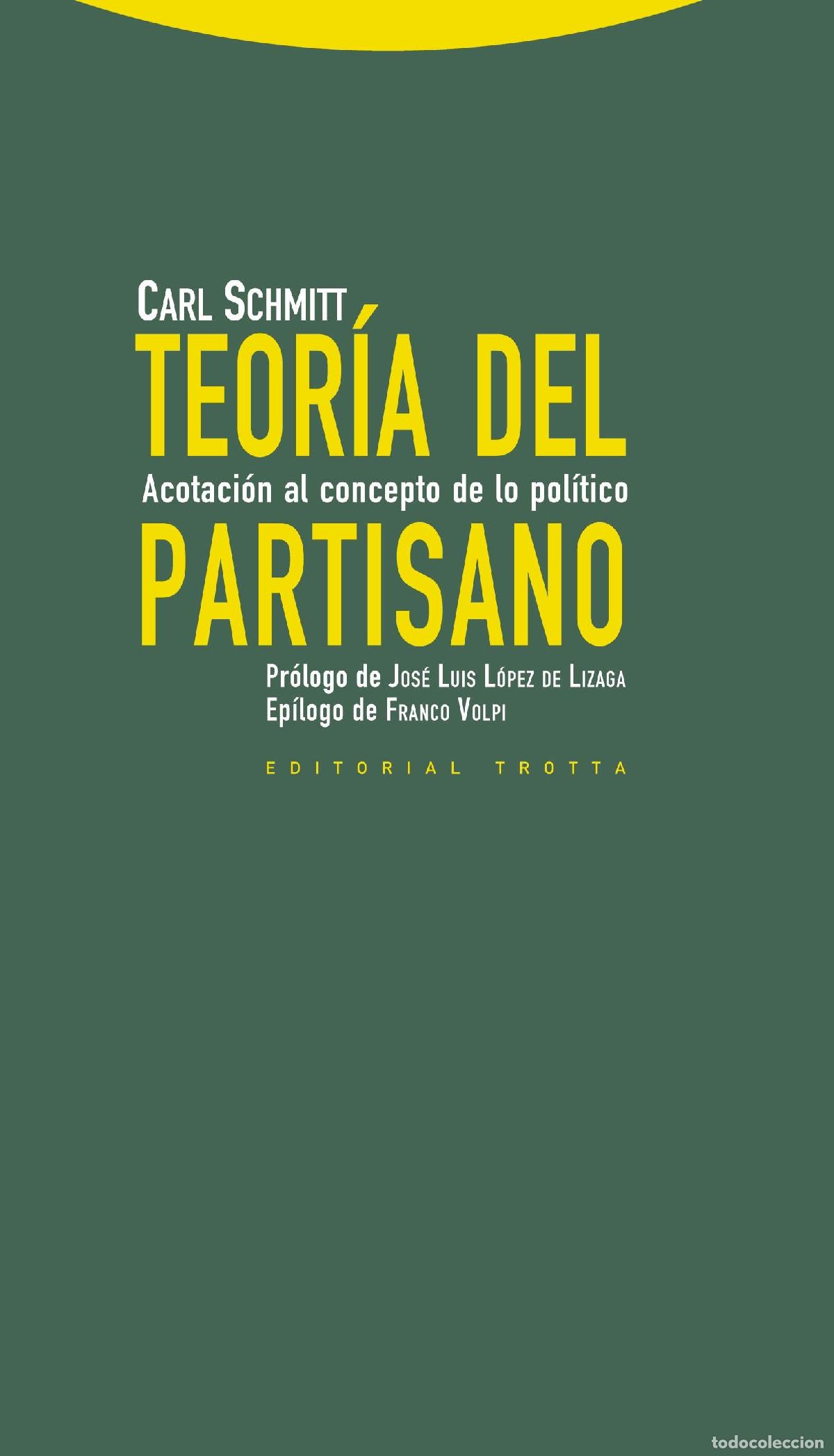 Libros de segunda mano: Teor&iacute;a del partisano. - Schmitt, Carl.
