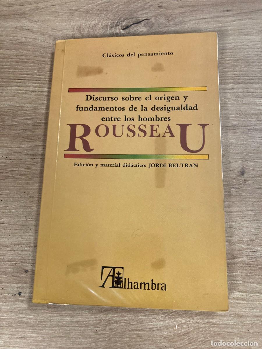 Libros de segunda mano: Discurso sobre el origen y fundamentos de la desigualdad entre los hombres Rousseau