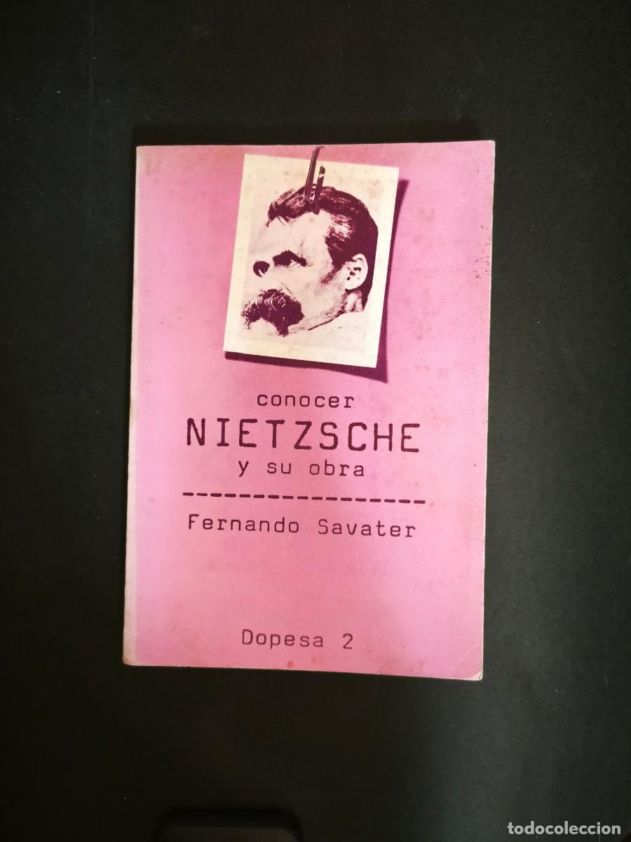 Libros de segunda mano: Conocer Nietzsche y su obra - Fernando Savater